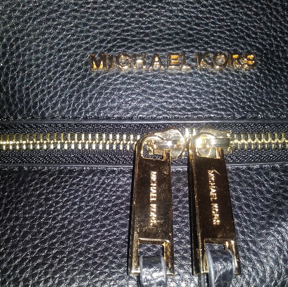 Michael kors mini backpack. Black main image 4